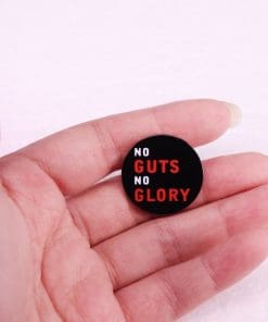 Alternative view of No Guts No Glory Enamel Pin