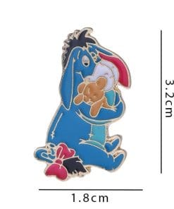 Alternative view of Winnie the Pooh 'Lovely Eeyore' Enamel Pin