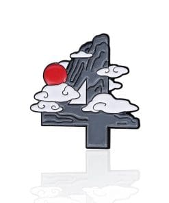 #4 'Red Moon' Enamel Pin