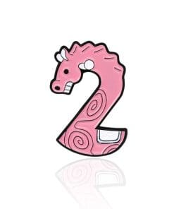 #2 ''Pink Dragon' Enamel Pin