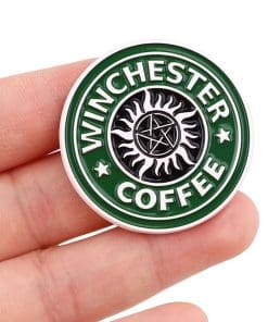 Alternative view of Winchester 'Supernatural Coffee' Enamel Pin