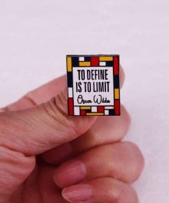 Oscar Wilde's 'To Define is To Limit' Enamel Pin