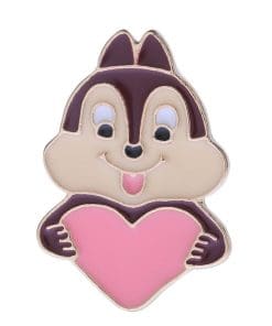 Chip 'n Dale 'Chip Pink Heart' Enamel Pin