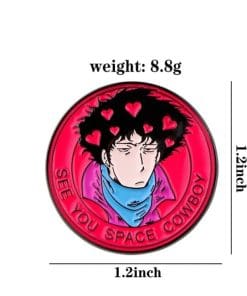 Alternative view of Cowboy Bebop 'Spike | See You Space Cowboy' Enamel Pin