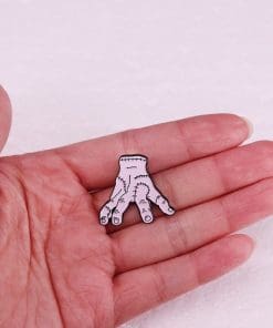 Alternative view of Wednesday 'Thing' Enamel Pin