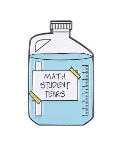Math 'Student Tears Gallon' Enamel Pin