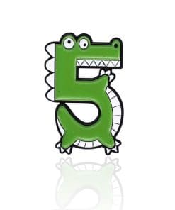 #5 'Crocodile' Enamel Pin