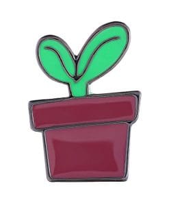 Potted Plant 'Seeded Plant' Enamel Pin
