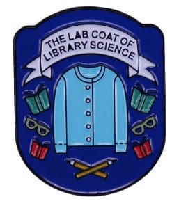 Librarian Coat 'Lab Coat of Library Science' Enamel Pin