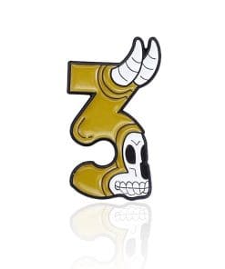 #3 'Evil Skull' Enamel Pin