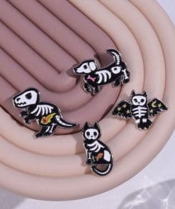 Alternative view of Owl 'Wizard Bone' Enamel Pin