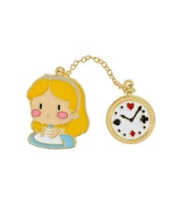 Alice in Wonderland 'Watch Chain Chibi' Enamel Pin