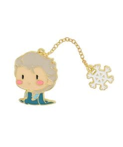 Queen Elsa 'Snow Flakes Chain Chibi' Enamel Pin