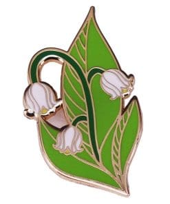 Lily of the Valley Enamel Pin