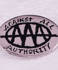 Rock Band 'Against All Authority' Enamel Pin
