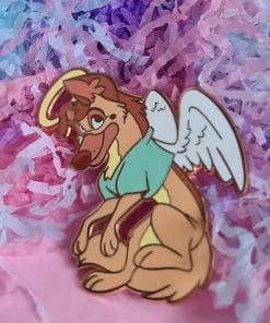 Alternative view of All Dogs Go to Heaven 'Balto' Enamel Pin