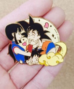 Alternative view of Dragon Ball Z 'Couple | Goku and Chi-Chi' Enamel Pin