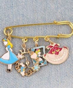 Alice in Wonderland 'Adventure Charms' Enamel Pin - Image 3