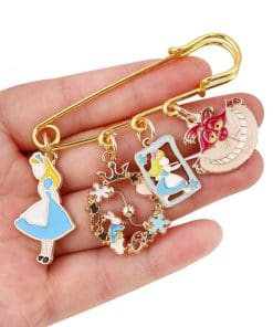 Alternative view of Alice in Wonderland 'Adventure Charms' Enamel Pin