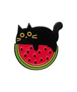 Fruit Watermelon Cat Enamel Pin
