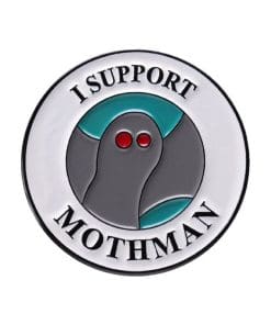 Mothman 'I Support Mothman' Enamel Pin