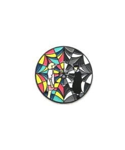 Wednesday ‘Enid and Wednesday | Ophelia Hall Window 2.0’ Enamel Pin