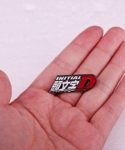 Alternative view of Initial D Enamel Pin
