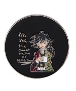 Demon Slayer 'Giyu | Sweet Thing of Depression' Enamel Pin