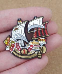 Alternative view of One Piece 'Thousand Sunny Ship' Enamel Pin