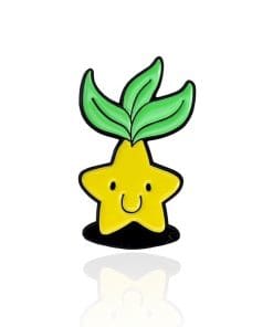 Star Fruit 'Smiley Star' Enamel Pin