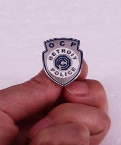 Alternative view of RoboCop 'OCP | Detroit Police' Enamel Pin
