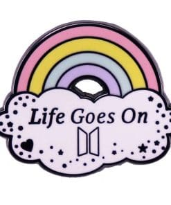 Rainbow Cloud 'Life Goes On | BTS' Enamel Pin