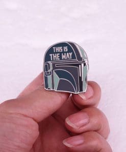 Alternative view of The Mandalorian 'This is The Way' Enamel Pin