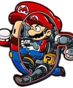 Super Smash Bros 'Giant Mario Robot' Enamel Pin