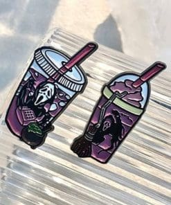 Alternative view of Scream 'Pink Soda' Enamel Pin