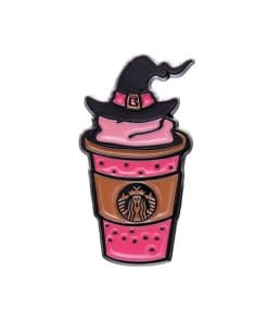 Scream 'Strawberry Frappe | Ghost Hat' Enamel Pin