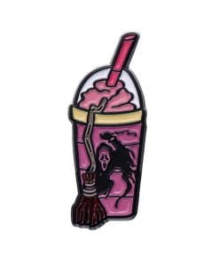 Scream 'Strawberry Ghost Shake' Enamel Pin