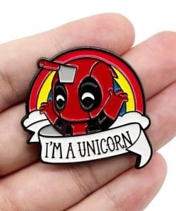 Alternative view of Deadpool 'I'm a Unicorn' Enamel Pin