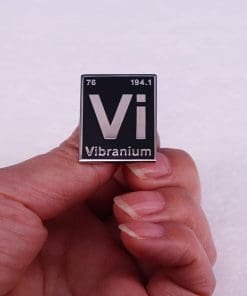 Alternative view of Black Panther 'Vibranium Element' Enamel Pin