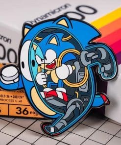 Alternative view of Sonic the Hedgehog 'Giant  Robot Sonic' Enamel Pin