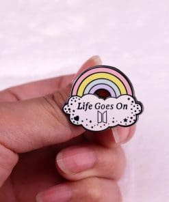 Alternative view of Rainbow Cloud 'Life Goes On | BTS' Enamel Pin