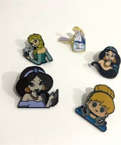 Alternative view of Aladdin 'Jasmine Chibi' Enamel  Pin