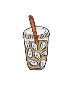 Horror Iced Coffee 'Scream Face' Enamel Pin
