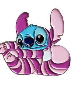 Stitch x Cheshire Cat Enamel Pin