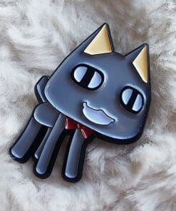 Alternative view of Doko Demo Issyo 'Kuro' Enamel Pin