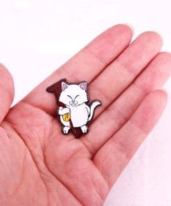 Alternative view of Dragon Ball Z 'Karin-Sama' Enamel Pin