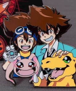 Alternative view of Digimon Adventure Family Enamel Pin