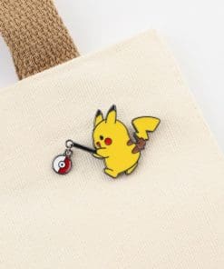 Alternative view of Pokemon 'Pikachu | Pokeball Picking' Enamel Pin