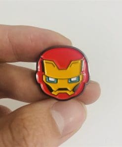 Alternative view of Iron Man 'Chibi Head Gear' Enamel Pin