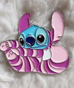 Stitch x Cheshire Cat Enamel Pin - Image 6